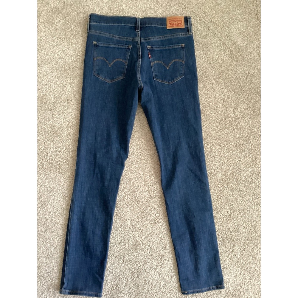 Levi Strauss Women Jeans 312 Shaping Slim Size 28 Dark Wash - Picture 9 of 10
